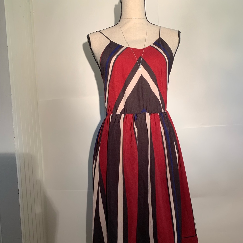 Maxi Sundress with Stripes